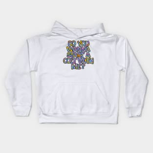 Do you wanna start a cult with me? Kids Hoodie